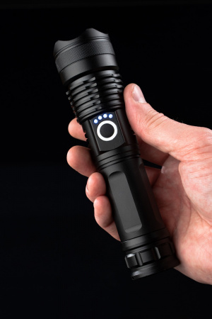 Многофункциональный тактический фонарик P50 (USB-кабель и литиевая батарея 18650)