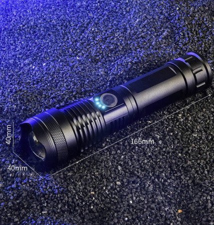 Многофункциональный тактический фонарик P50 (USB-кабель и литиевая батарея 18650)