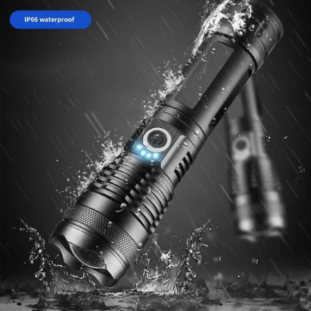 Многофункциональный тактический фонарик P50 (USB-кабель и литиевая батарея 18650)