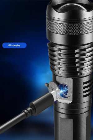 Многофункциональный тактический фонарик P50 (USB-кабель и литиевая батарея 18650)