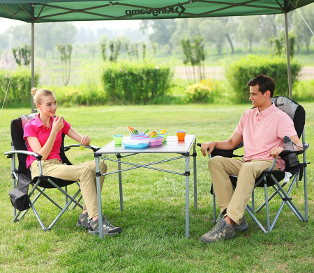 Стул кемпинговый Kingcamp Deluxe Steel Arm Chair 3887/3987