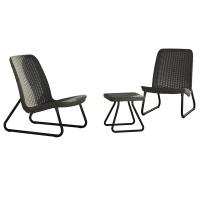 Комплект коктейльный Keter Rio Patio Set gray