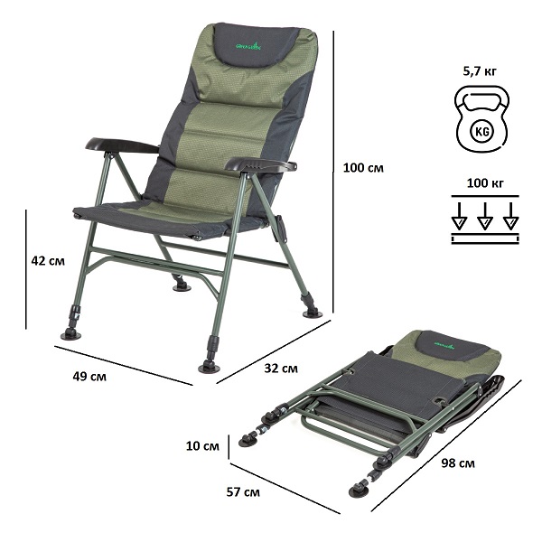 Кресло складное Green Glade M3230