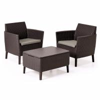 Комплект плетеный Allibert Salemo Balcony Set