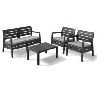 Комплект уличной мебели Allibert Delano Set (серый)