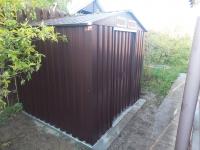 Металлический сарай GreenStorage Арчер B (коричневый)