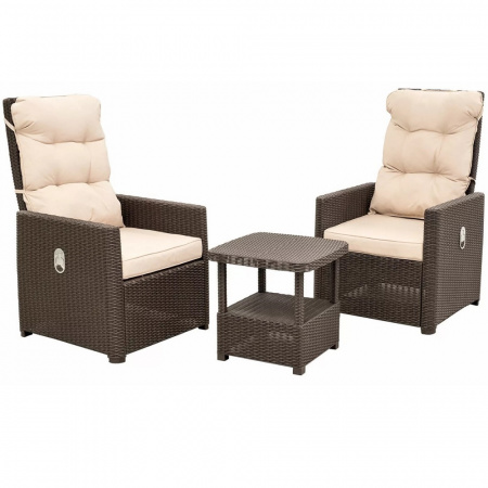 Комплект плетеной мебели Bica Manchester Set brown