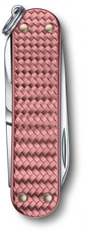 Нож-брелок Victorinox Classic SD Precious Alox (розовый)