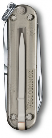 Нож-брелок Victorinox Classic SD Colors (полупрозрачный серый)