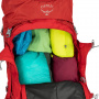 Рюкзак женский туристический Osprey Ariel Plus 85 Carnelian Red