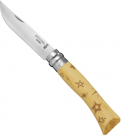 Нож складной Opinel №7 VRI Nature-Stars