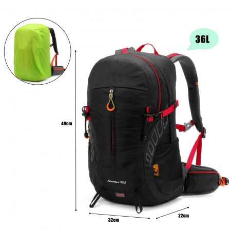 Рюкзак Ai One 9860 Black 36 л