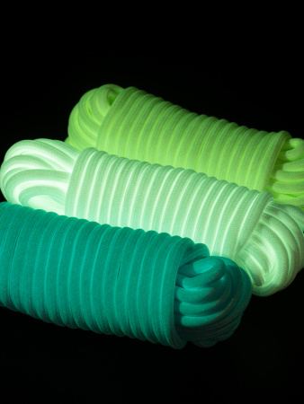 Паракорд светящийся 6мм/10м (светло-зеленый)