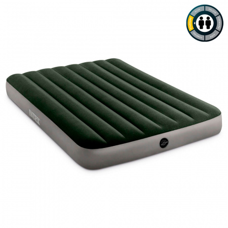 Матрас надувной флок. Dura-Beam Prestige Downy Airbed, 137х191х25см, насос на батарейках