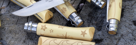 Нож складной Opinel №7 VRI Nature-Stars