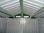 Металлический сарай GreenStorage Арчер B (зеленый)