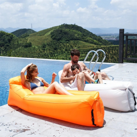 Коврик надувной Naturehike 20Fcd-Double Layer Sofa With Pillow Orange