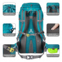 Рюкзак туристичекий Nevo Rhino 60 л Sky blue