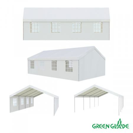 Тент-шатер Green Glade 3018 5х8х3,1м полиэтилен