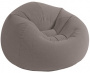 Надувное кресло  "Beanless Bag" серое