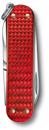 Нож-брелок Victorinox Classic SD Precious Alox (красный)