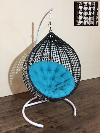 Подвесное кресло Tropica Country Black & White