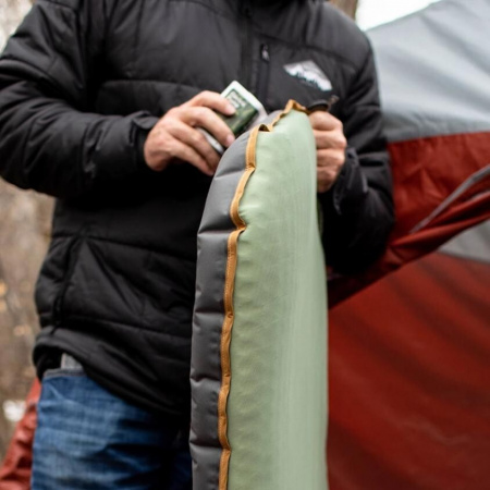 Туристический коврик Klymit Klymaloft Regular (зелёно-серый) 