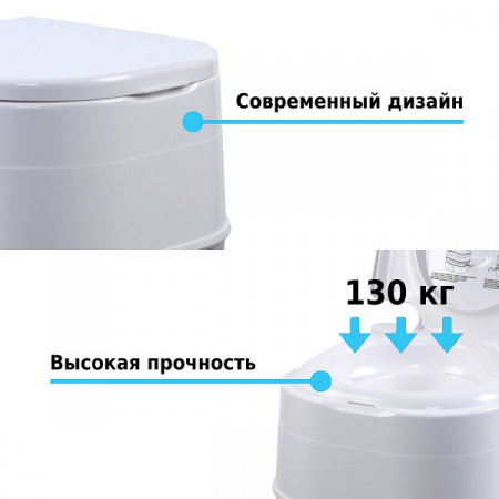 Биотуалет Lupmex 79002 24л с индикатором