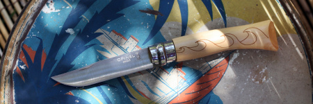 Нож складной Opinel №7 VRI Nature-Waves