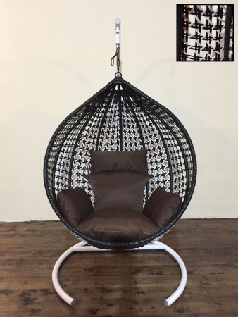 Подвесное кресло Tropica Country Black & White