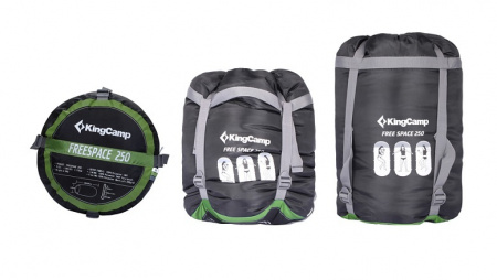 Спальный мешок Kingcamp Free Space 250 +10С синий
