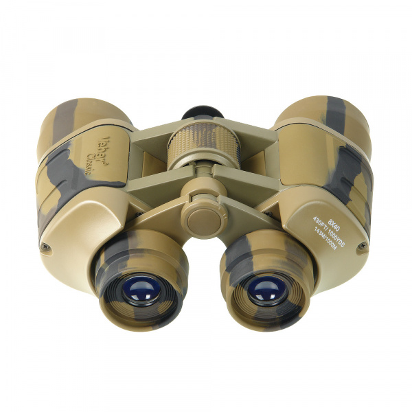 Бинокль Veber Classic 8x40 VRWA (камуфлированный)