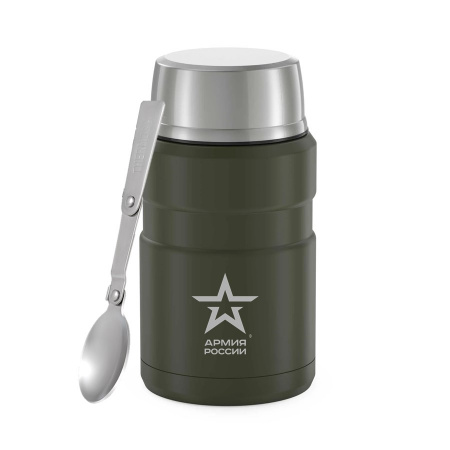 Термос для еды с ложкой АРМИЯ РОССИИ by Thermos "ПРИВАЛ" 0,71л [frb