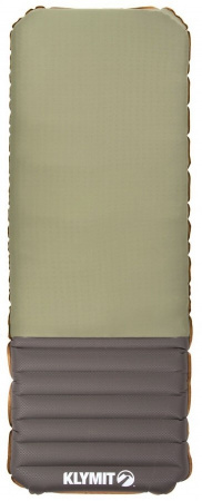 Туристический коврик Klymit Klymaloft Regular (зелёно-серый) 
