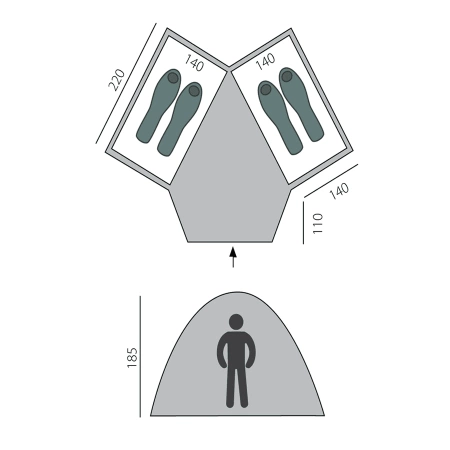 Палатка BTrace Double 4