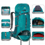 Рюкзак туристичекий Nevo Rhino 60 л Sky blue
