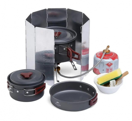 Ветрозащитный экран Naturehike Nh 8 Piece Silver