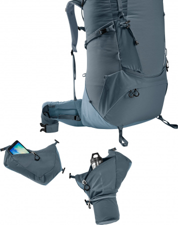 Рюкзак туристический Deuter Aircontact Core 70+10 Graphite-Shale