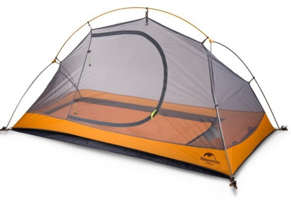 Палатка Naturehike Cycling Ultralight 1 Man Tent + Mats 20D Silica Orange