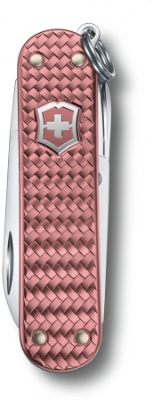 Нож-брелок Victorinox Classic SD Precious Alox (розовый)