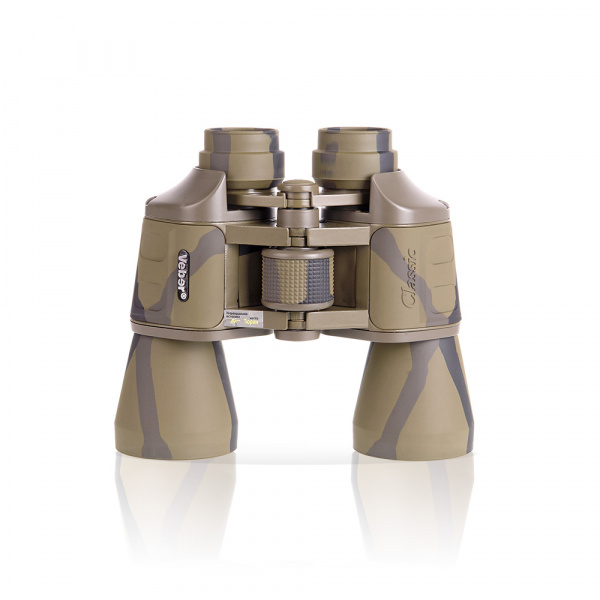 Бинокль Veber Classic 10x50 VRWA (камуфлированный)