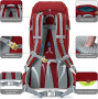 Рюкзак туристичекий Nevo Rhino 50 л red